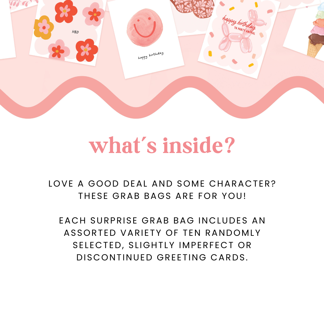 SURPRISE Grab Bag of Greeting Cards! 10 for $10!