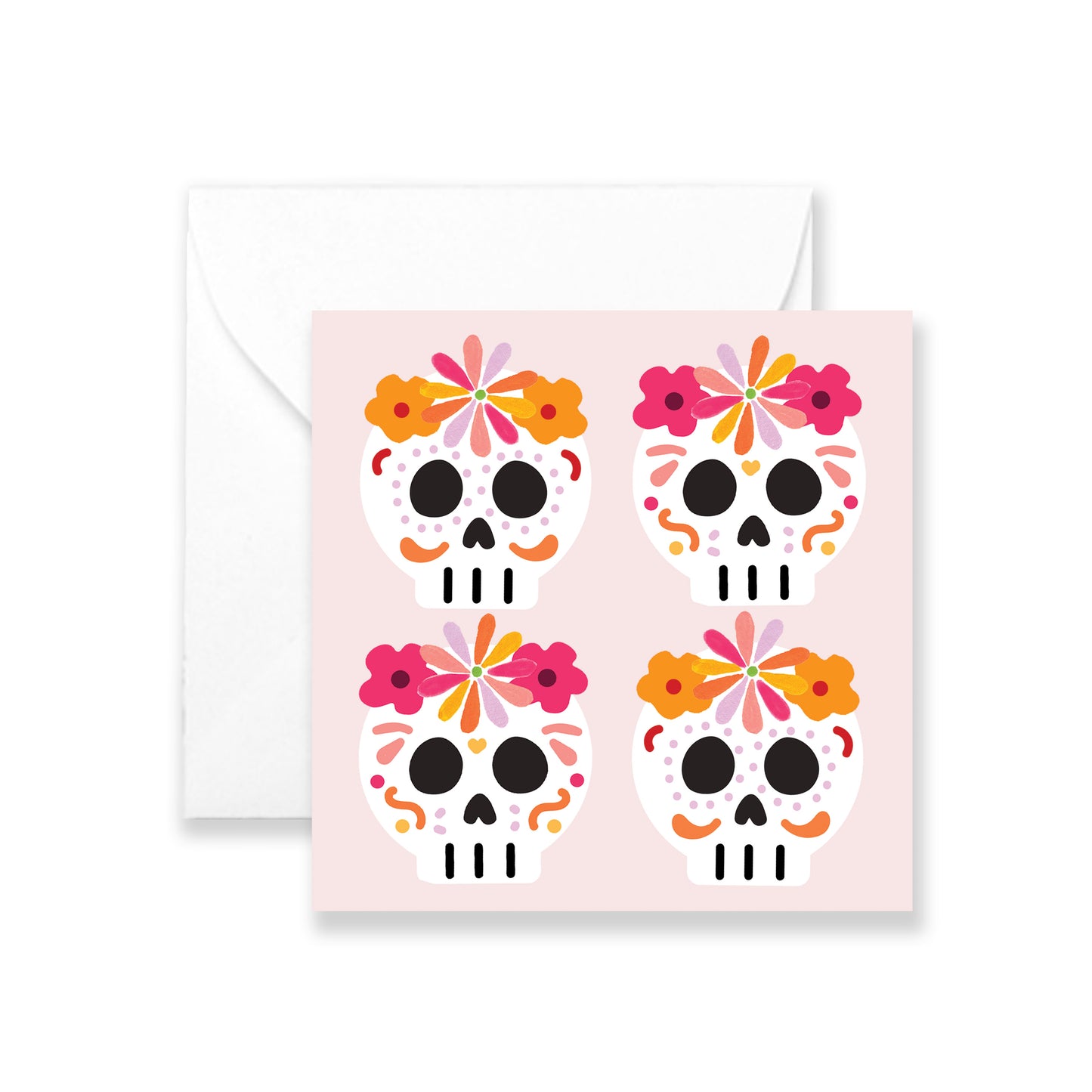 Calaveras - Izzy Mini Greeting Card