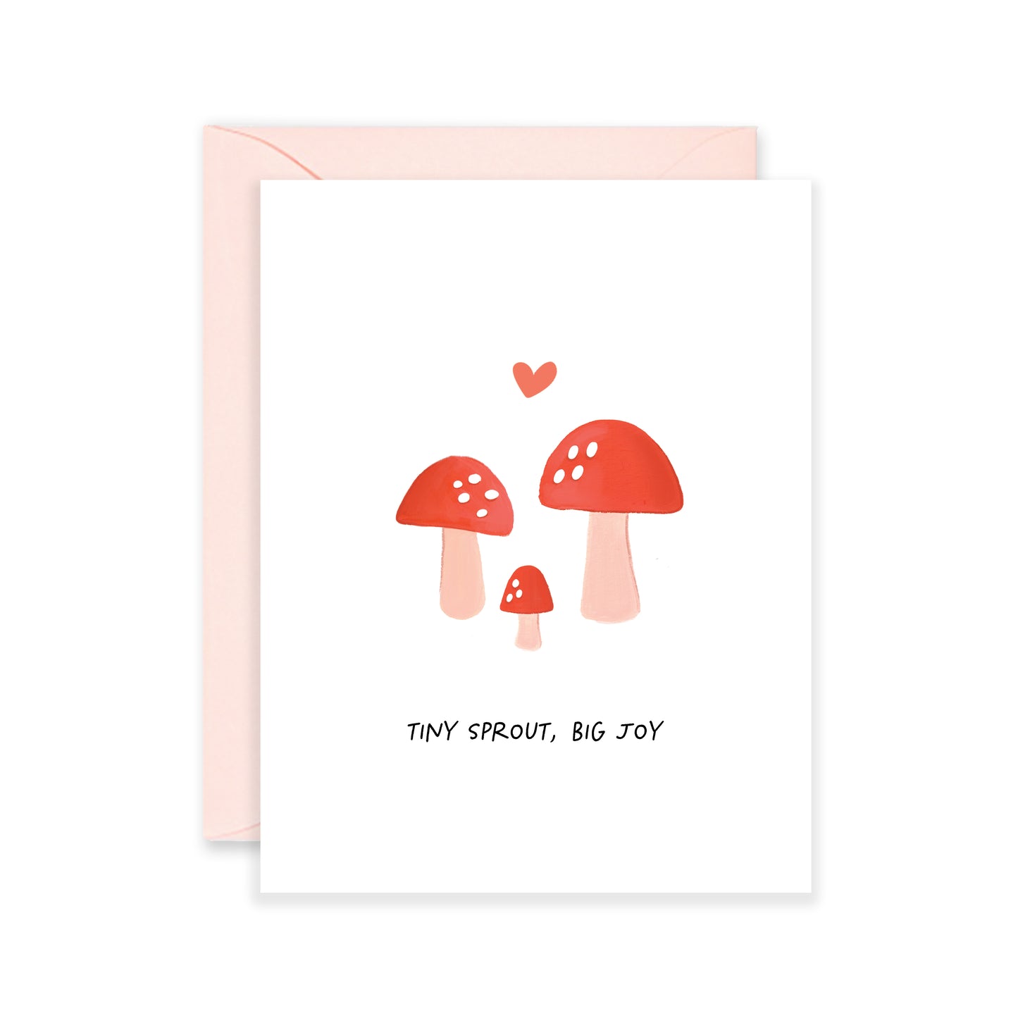 Tiny Sprout, Big Joy Baby Congrats Greeting Card