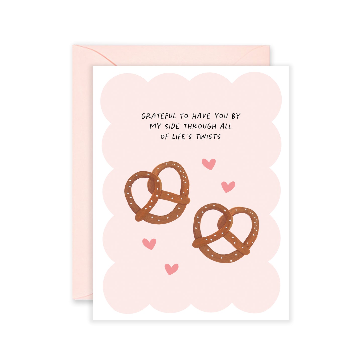 Pretzel Life Twists Greeting Card