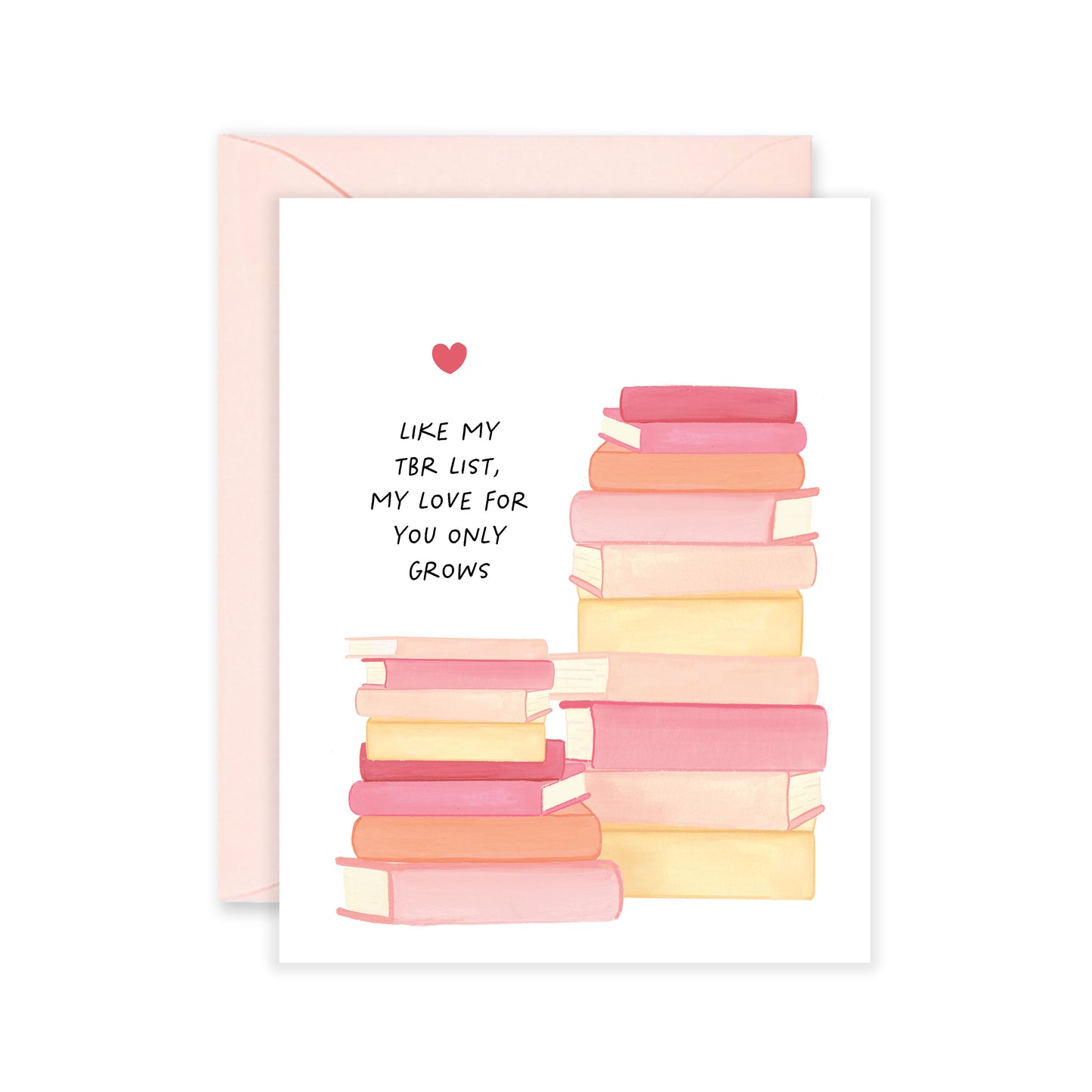 TBR Love List Greeting Card