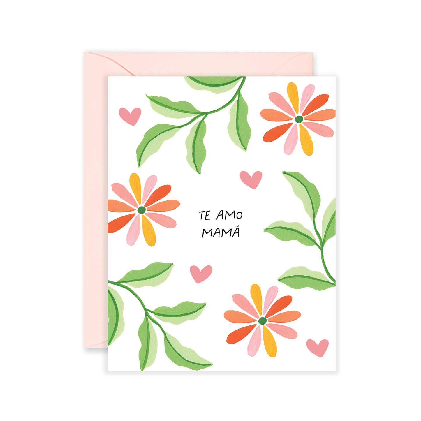 Te Amo Mama - Feliz Dia De Las Madres Card