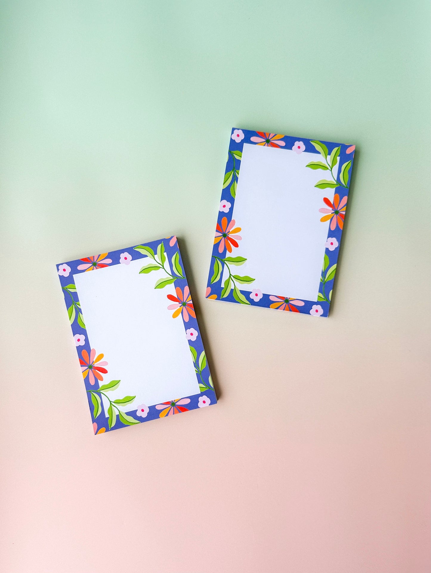 Blue Jardin Notepad