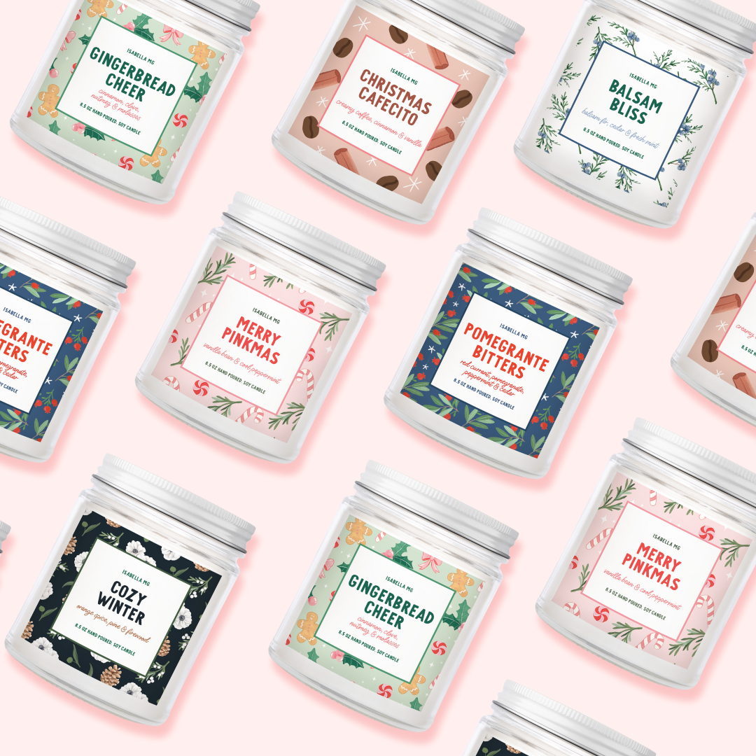 Gingerbread Cheer Candle