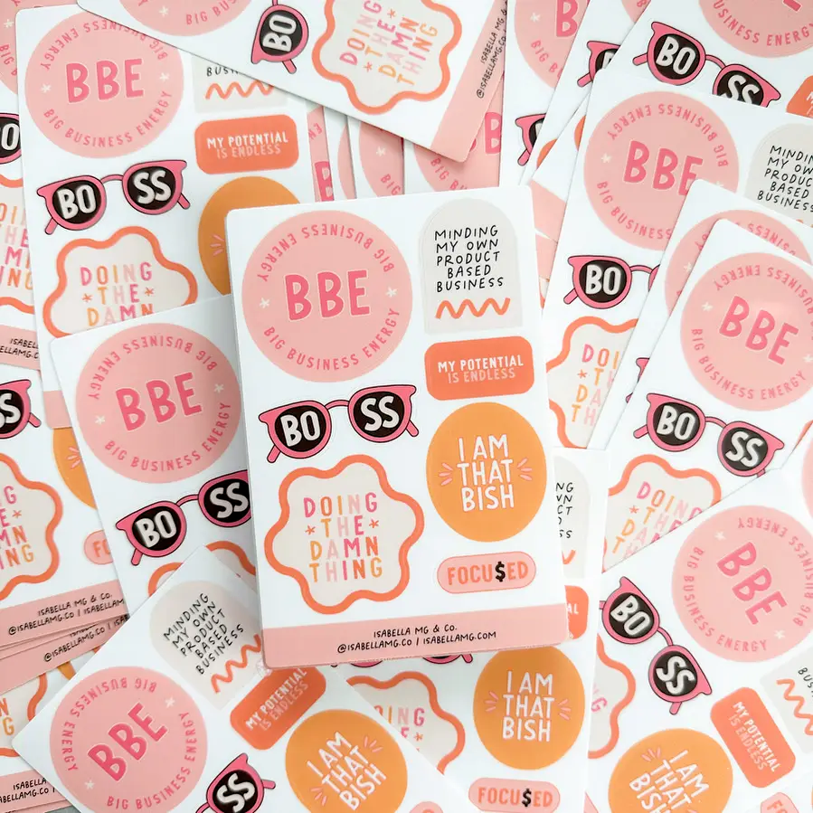Big Business Energy Sticker Sheet