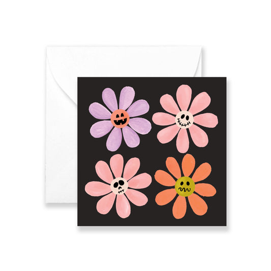 Spooky Flowers - Izzy Mini Greeting Card