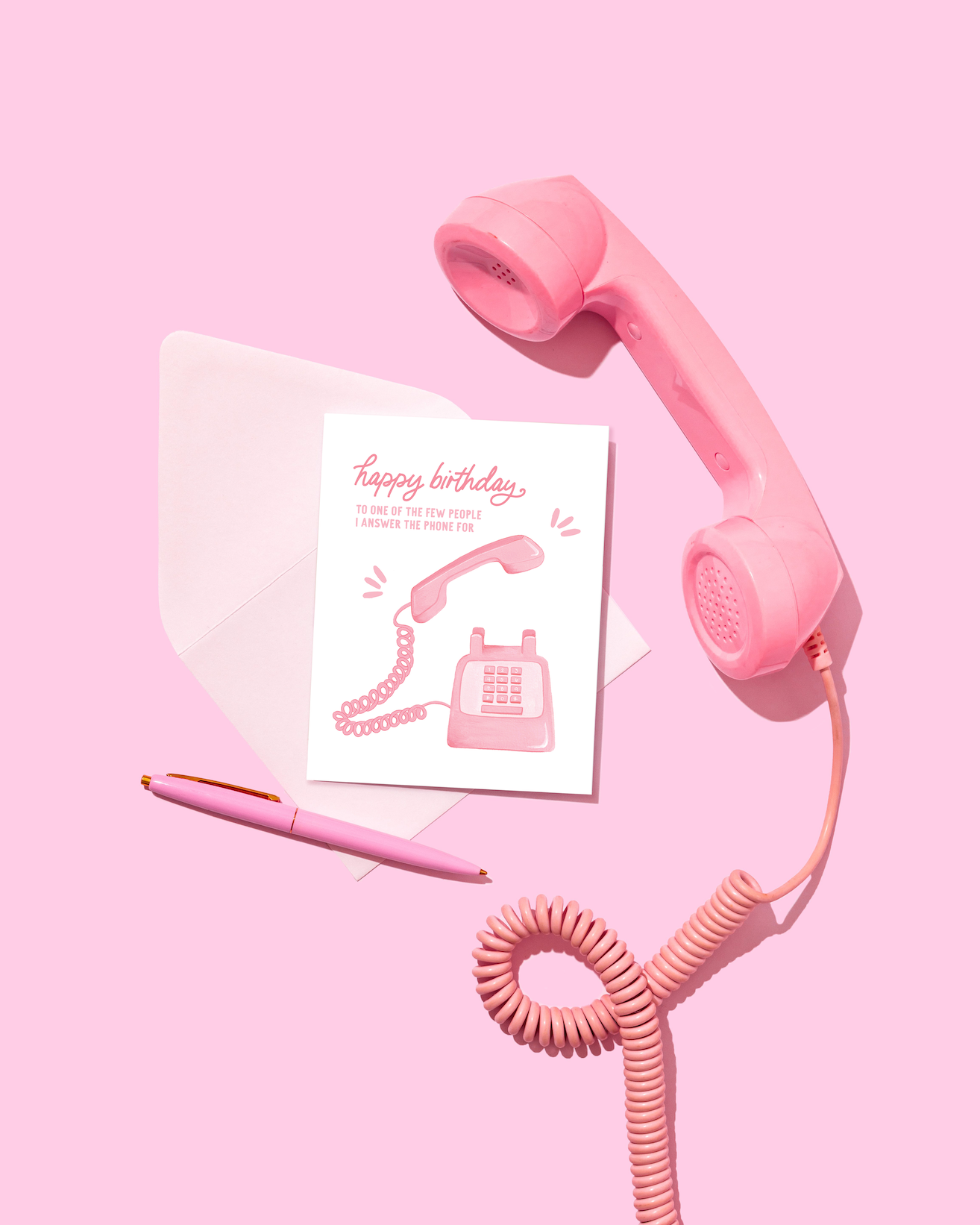 Vintage Phone Birthday Greeting Card