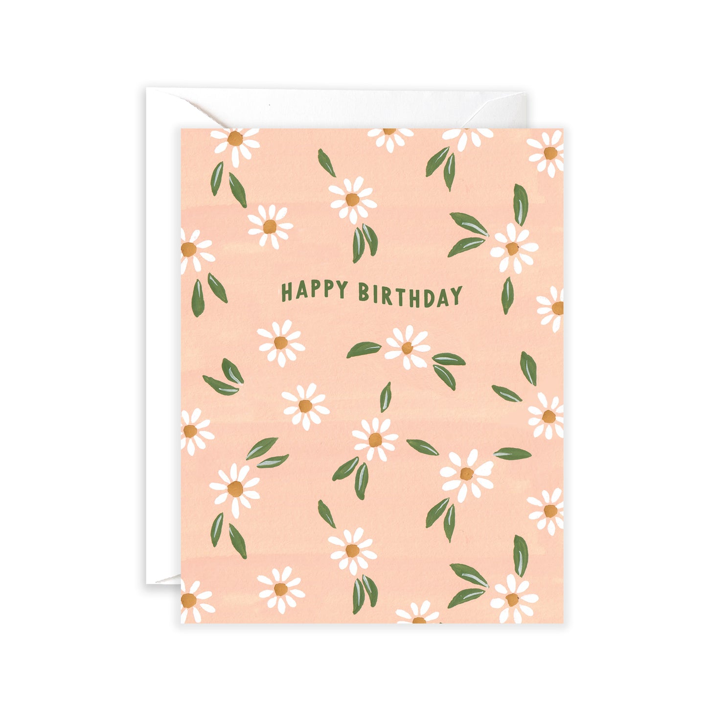 Happy Birthday Daisies Greeting Card
