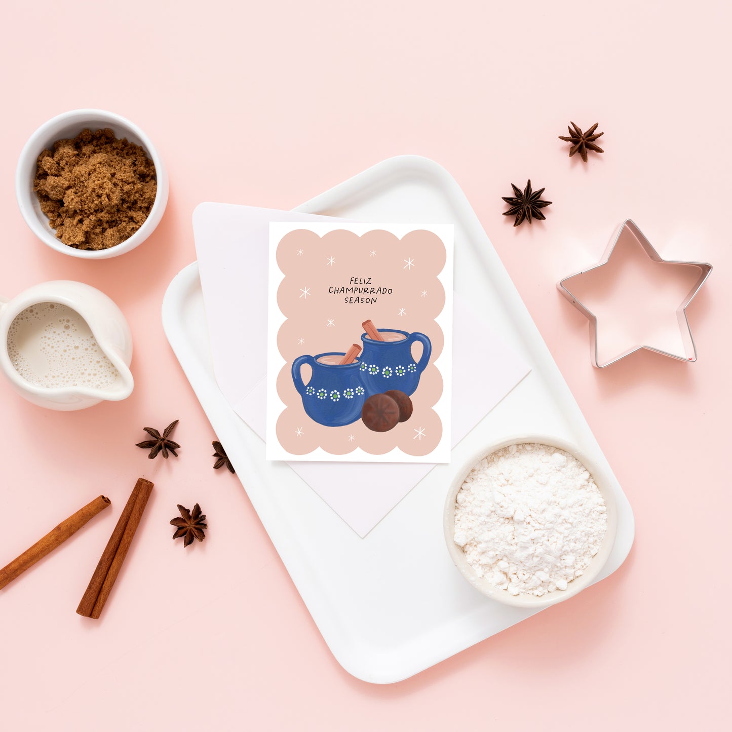 Feliz Champurrado Season Christmas Card