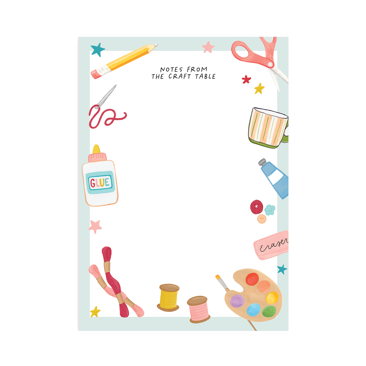 Crafts Table Notepad