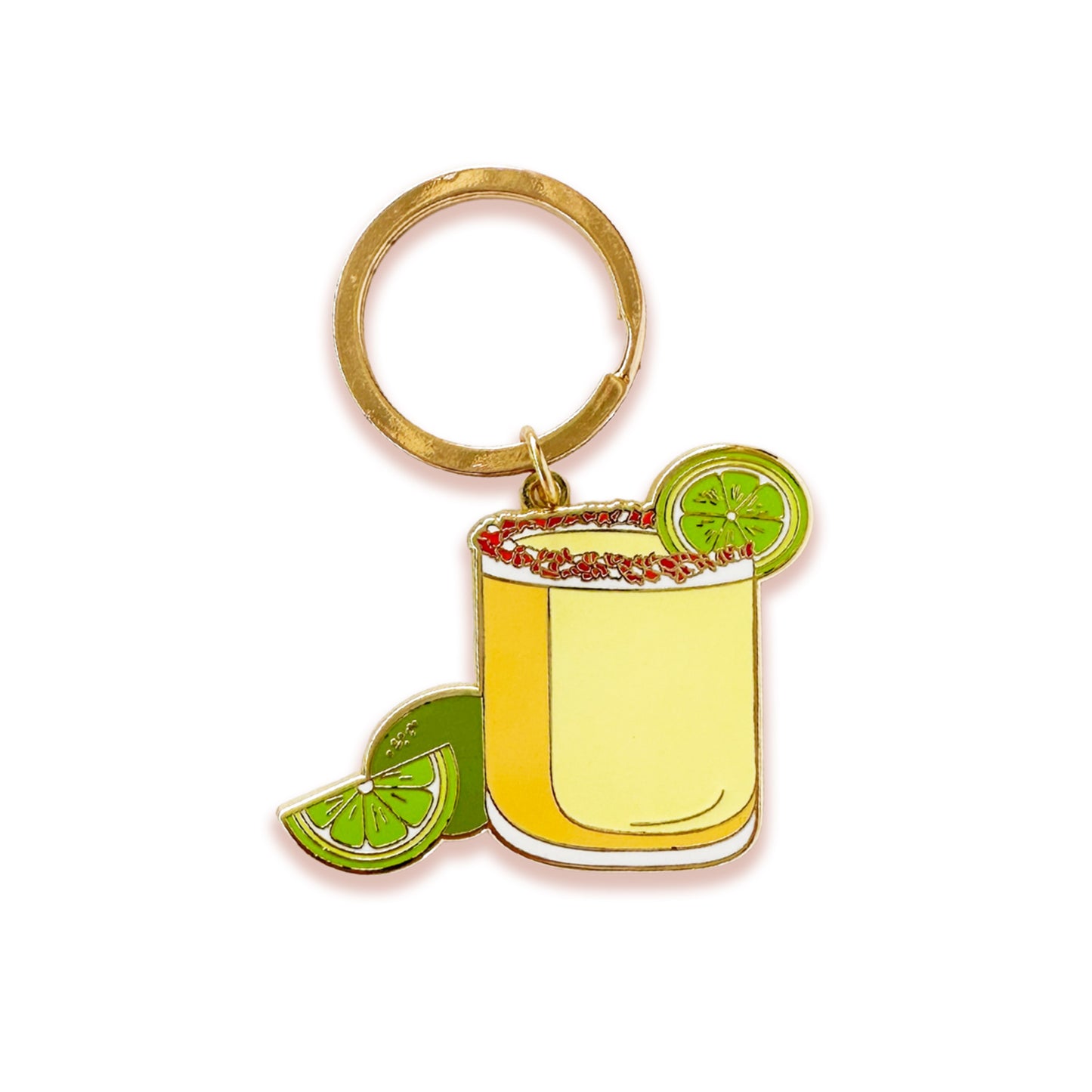 Margarita Enamel Keychain
