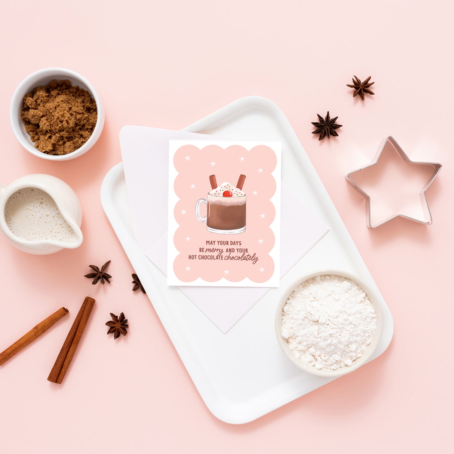 Hot Chocolate Christmas Card