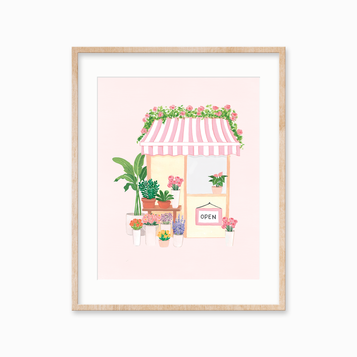 Flower Shop Art Print
