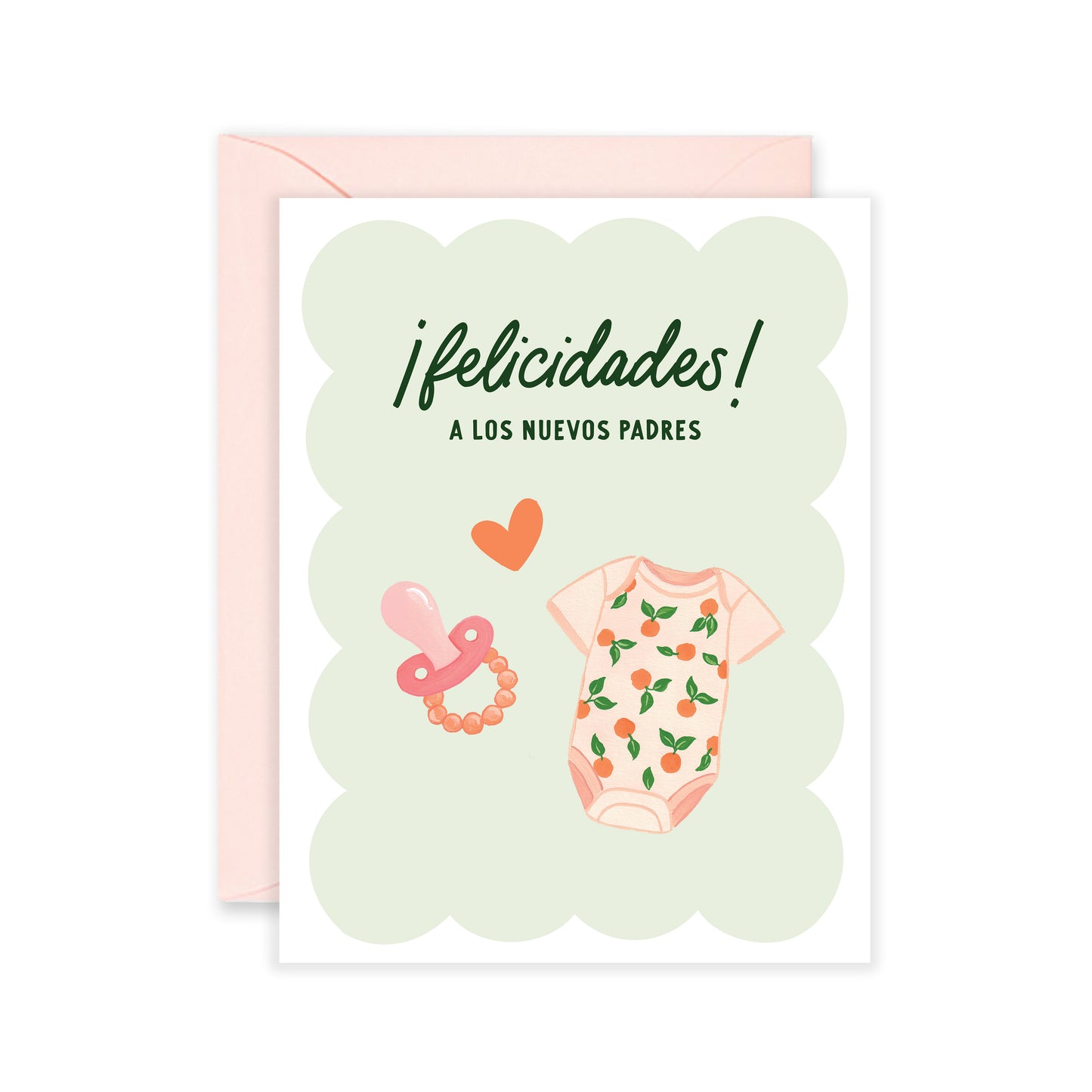 Nuevos Padres Greeting Card - New Baby Card