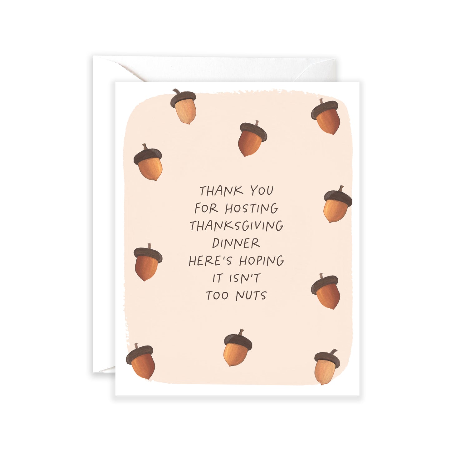 Thanksgiving Acorn Greeting Card