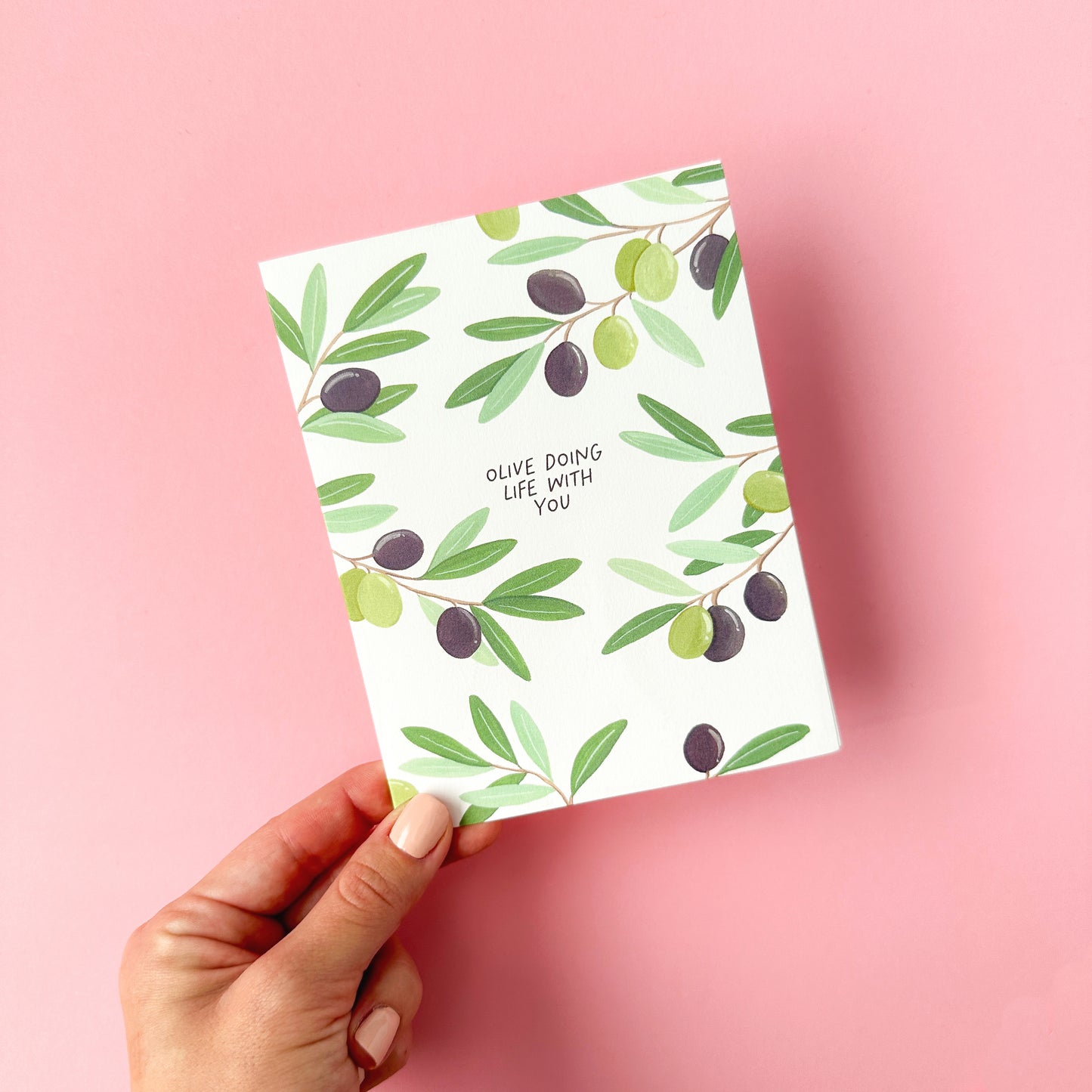 Olive Doing Life With You Card