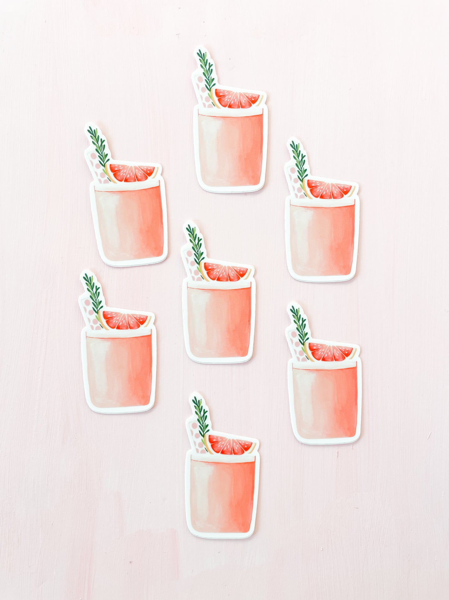 Grapefruit Cocktail Sticker