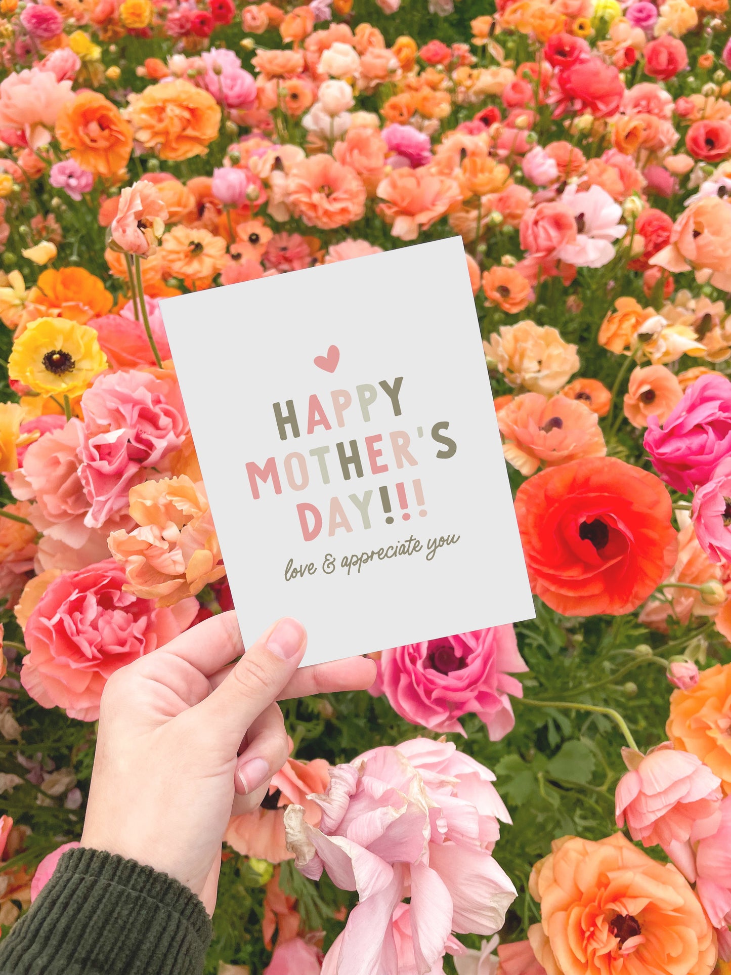 Love & Appreciate Mother's Day Card