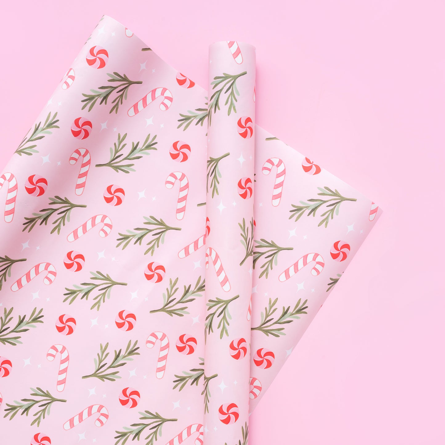 Sweet Pink Holiday Gift Wrap