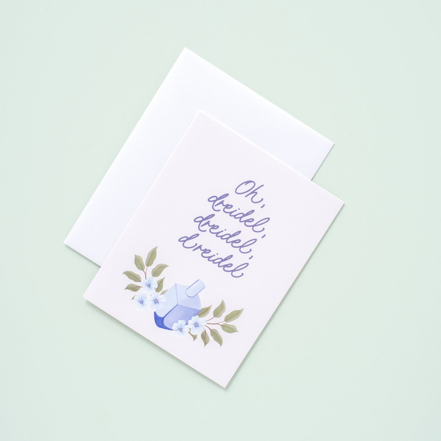 Dreidel Hanukkah Greeting Card