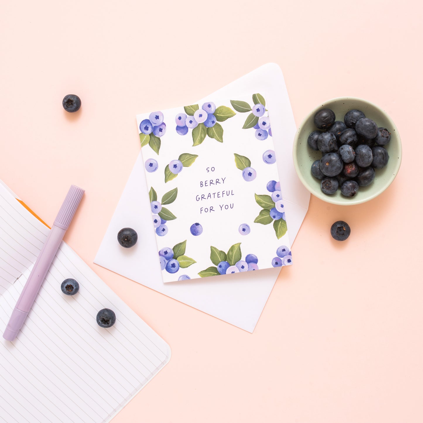 Berry Grateful For You Card