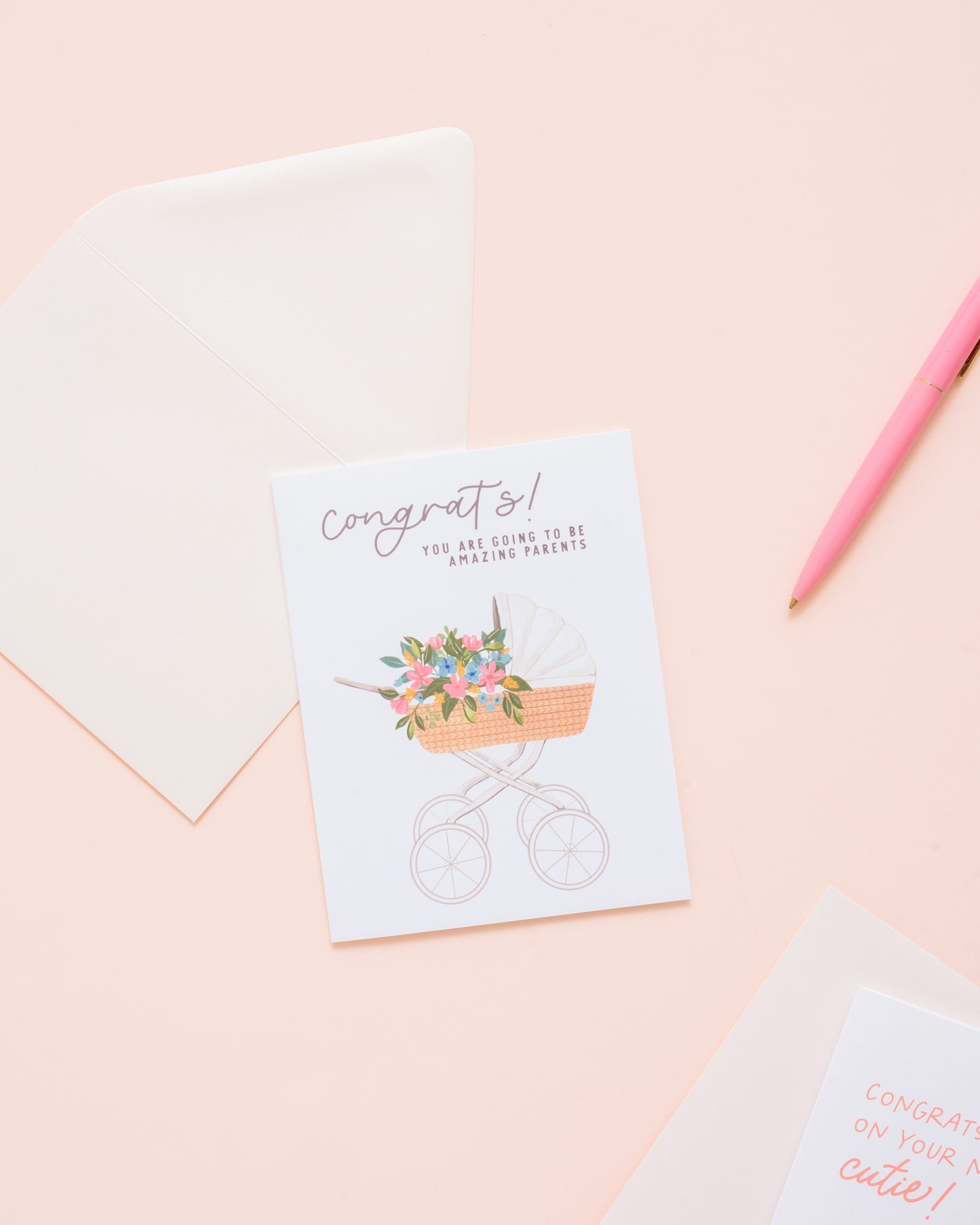 Amazing Parents Carriage Greeting Card