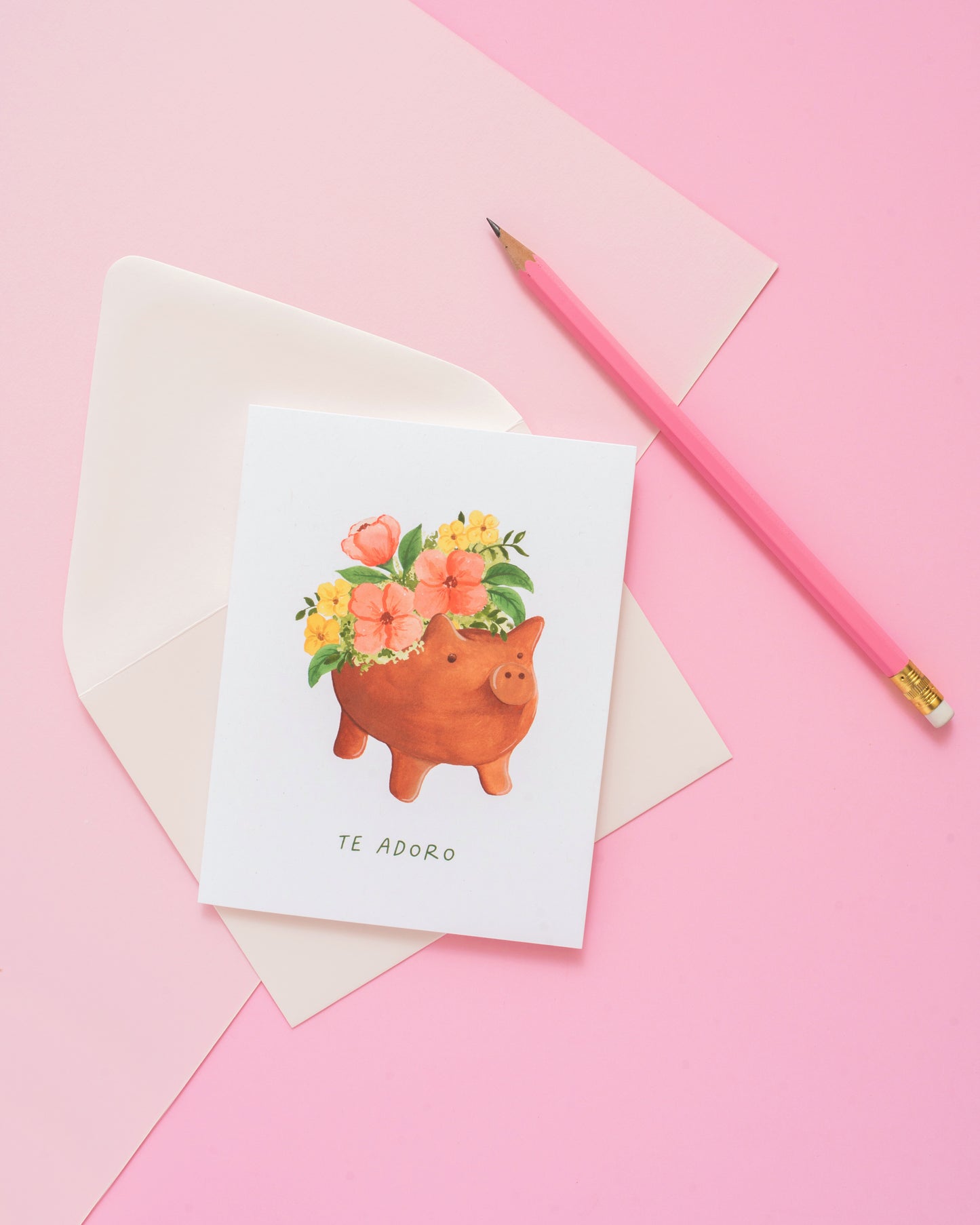 Marranito Te Adoro Card