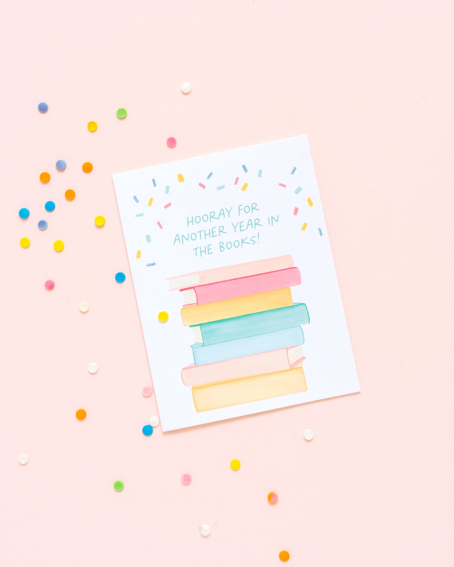 Birthday Books Greeting Card