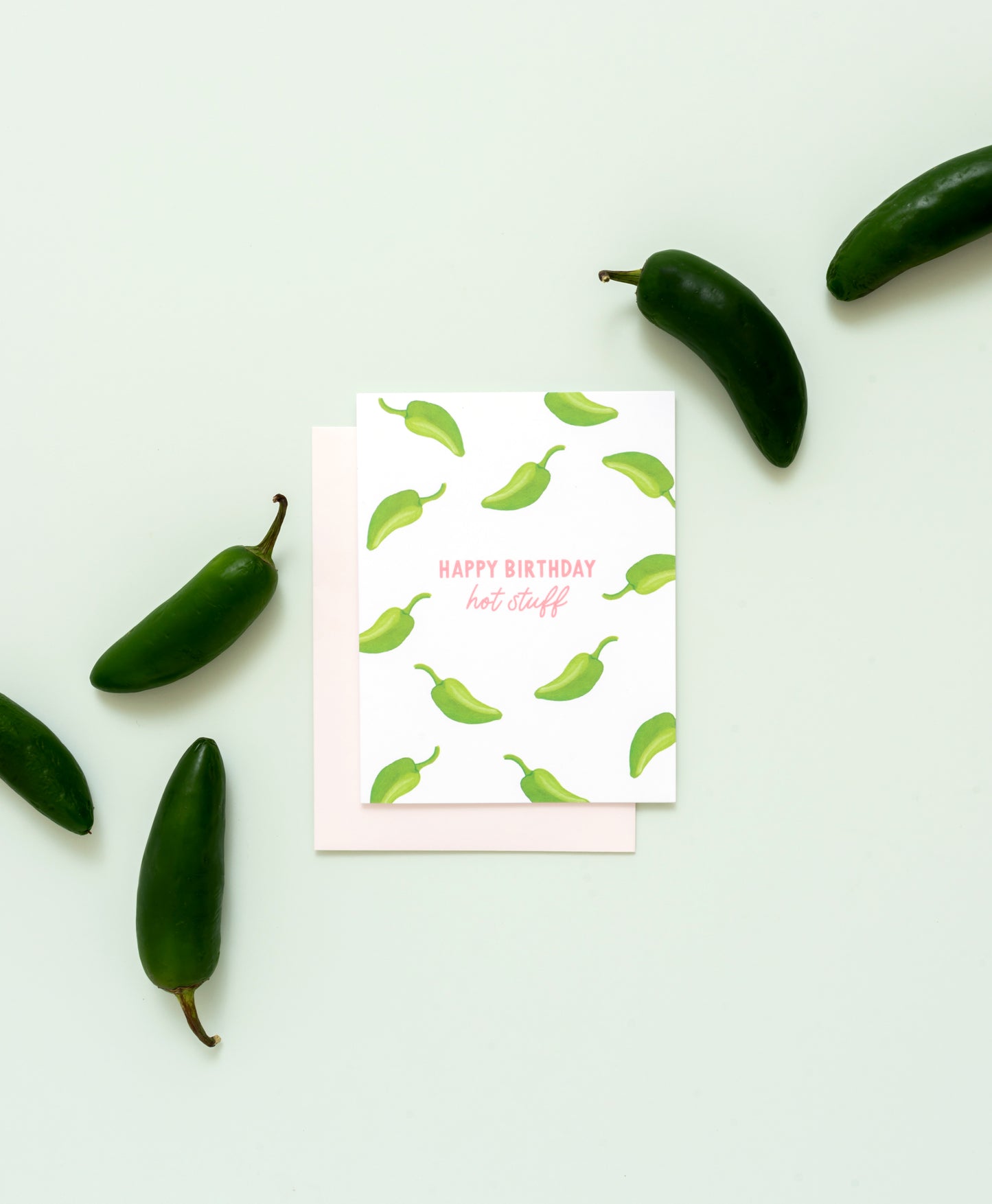 Jalapeño Hot Stuff Birthday Card