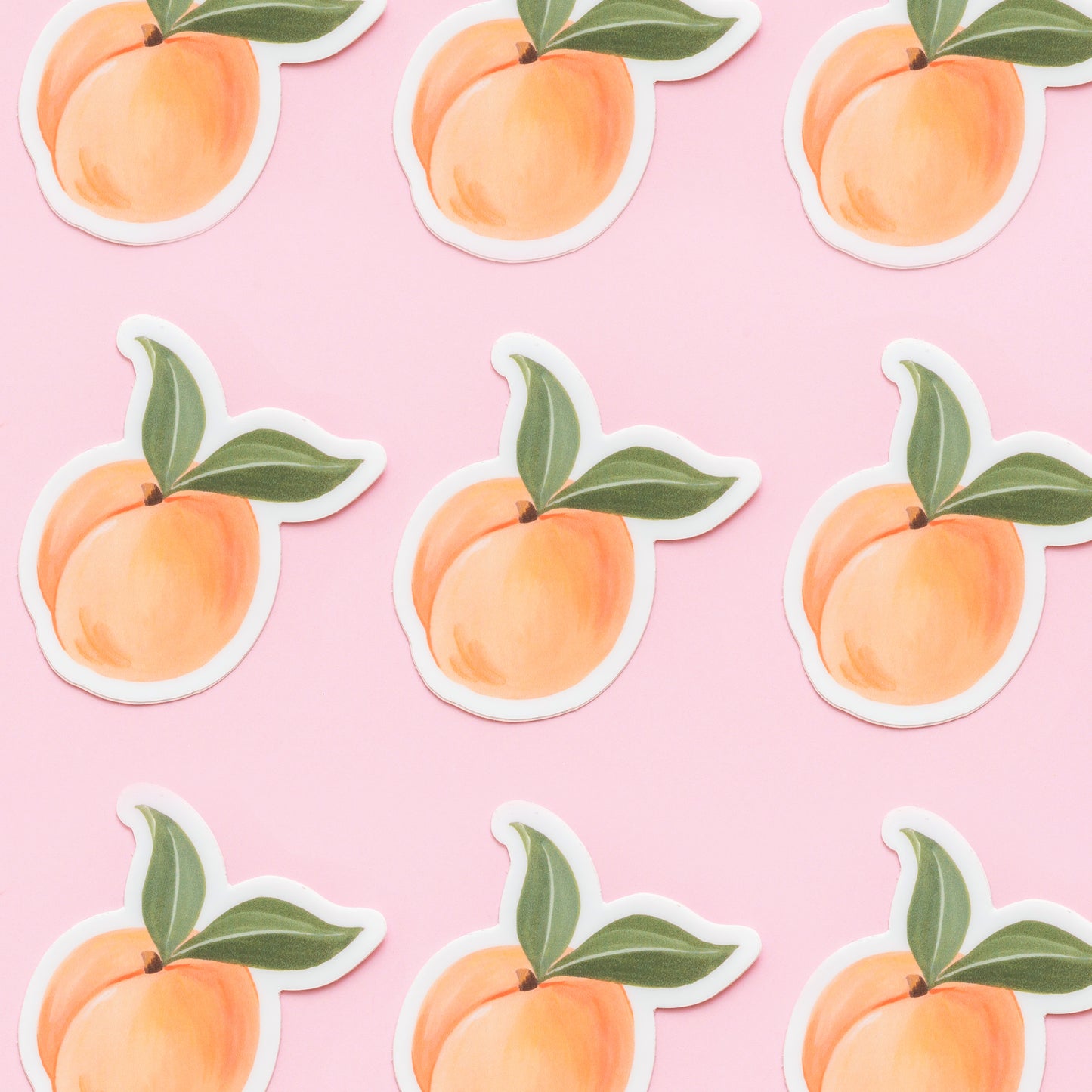 Peach Sticker