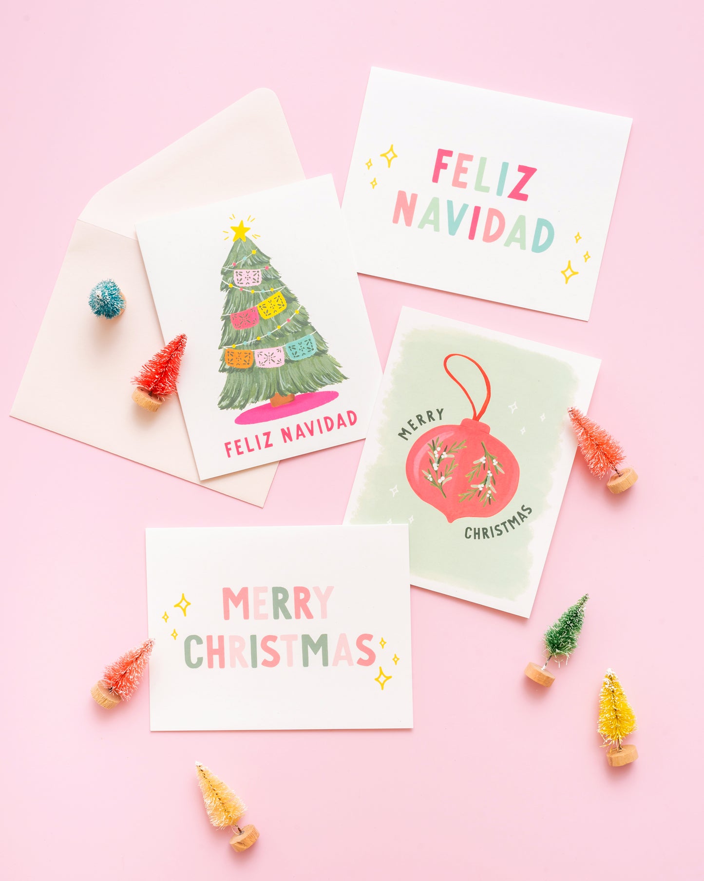 Feliz Navidad Sparkle Greeting Card