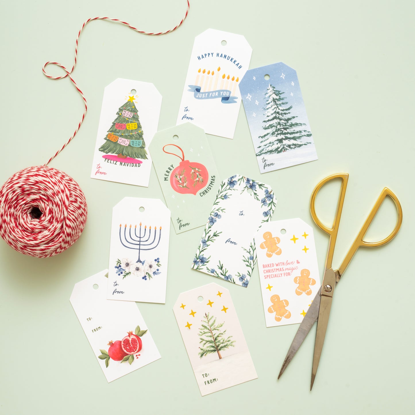 Juniper Berry Gift Tag Set