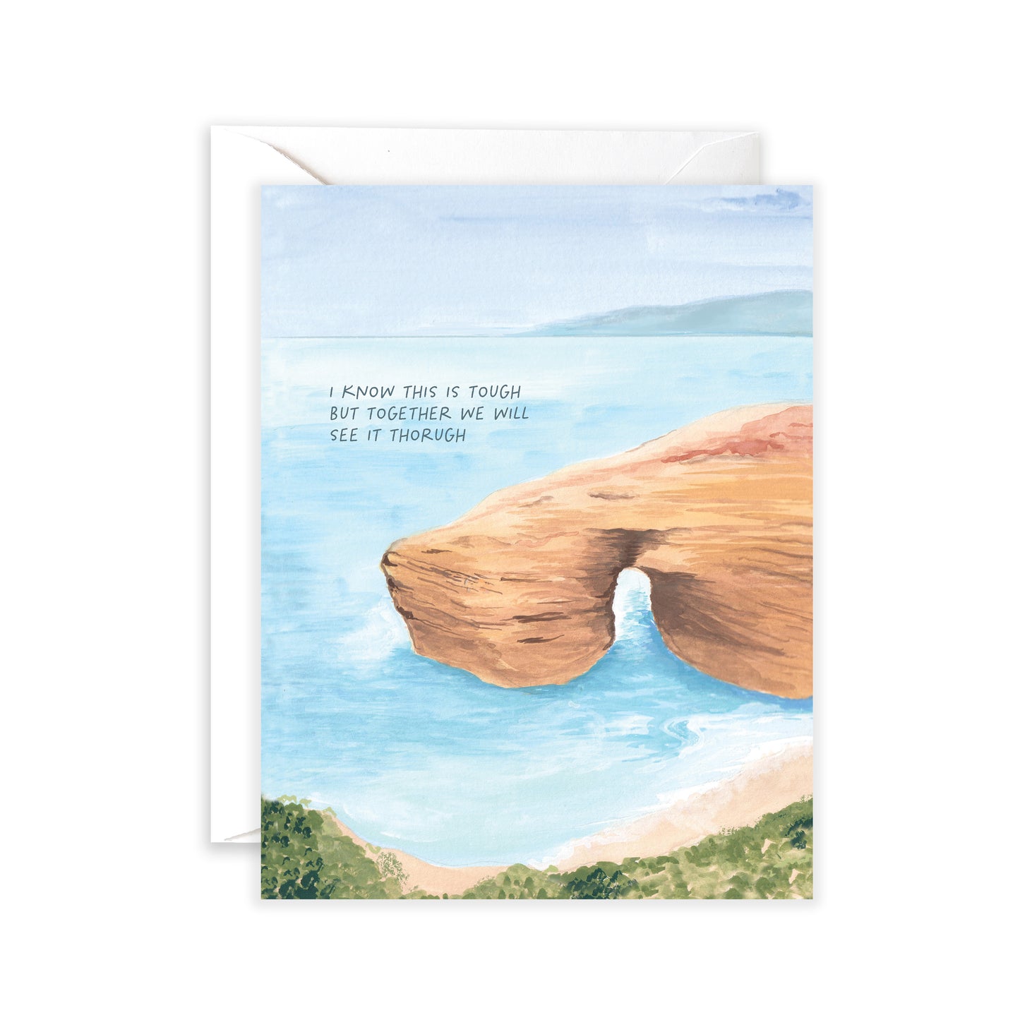 See This Through Sympathy Greeting Card