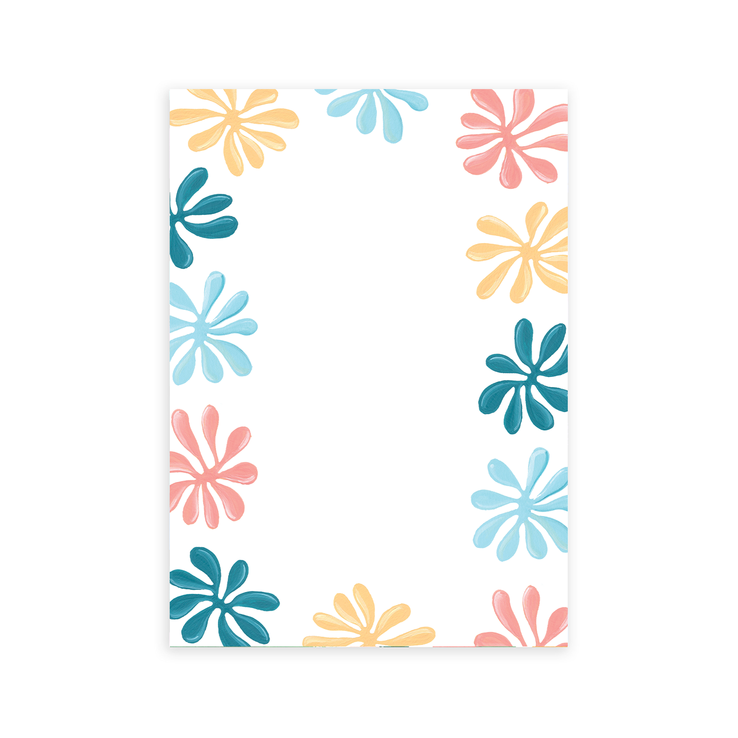 Funky Flowers Notepad