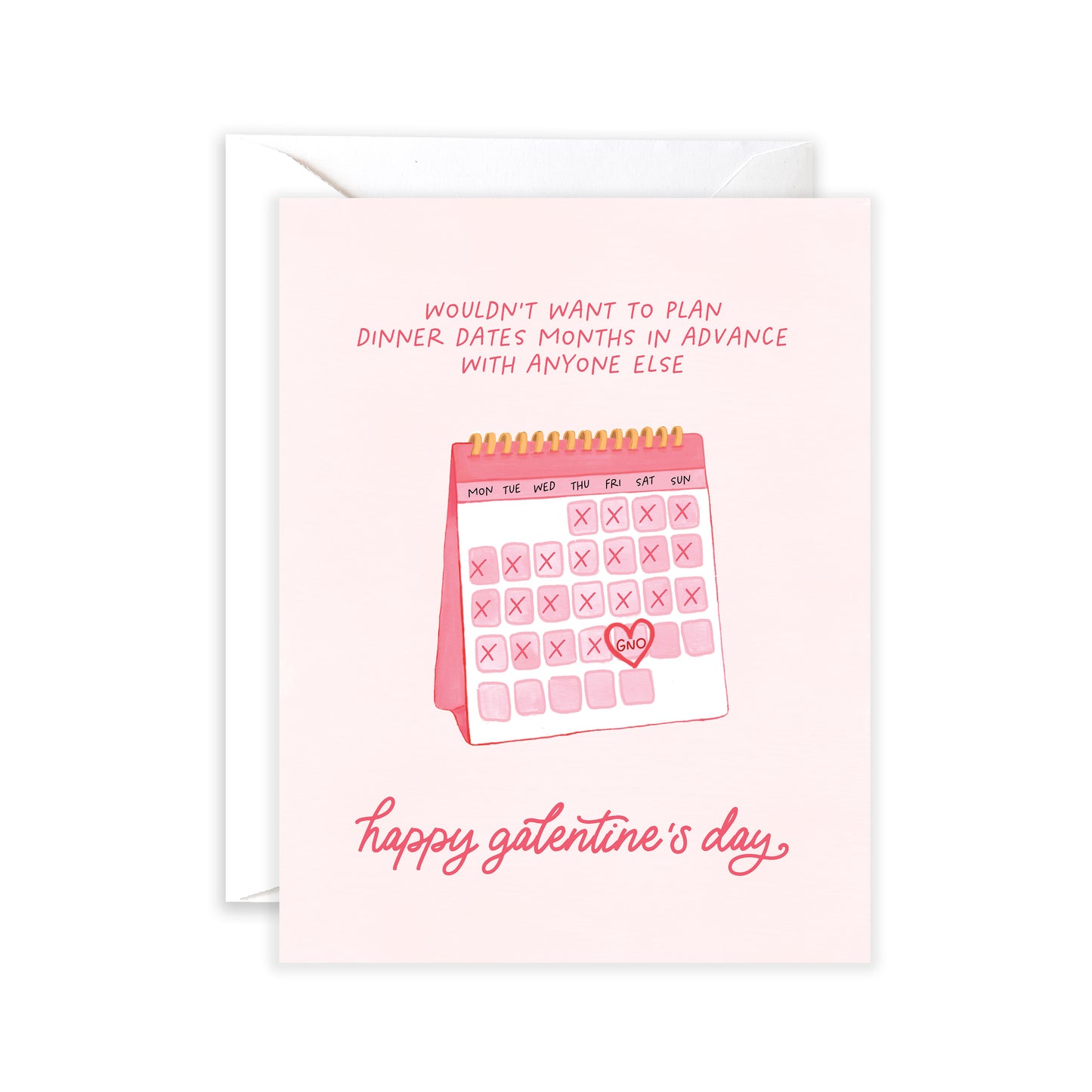 Galentine Calendar Card