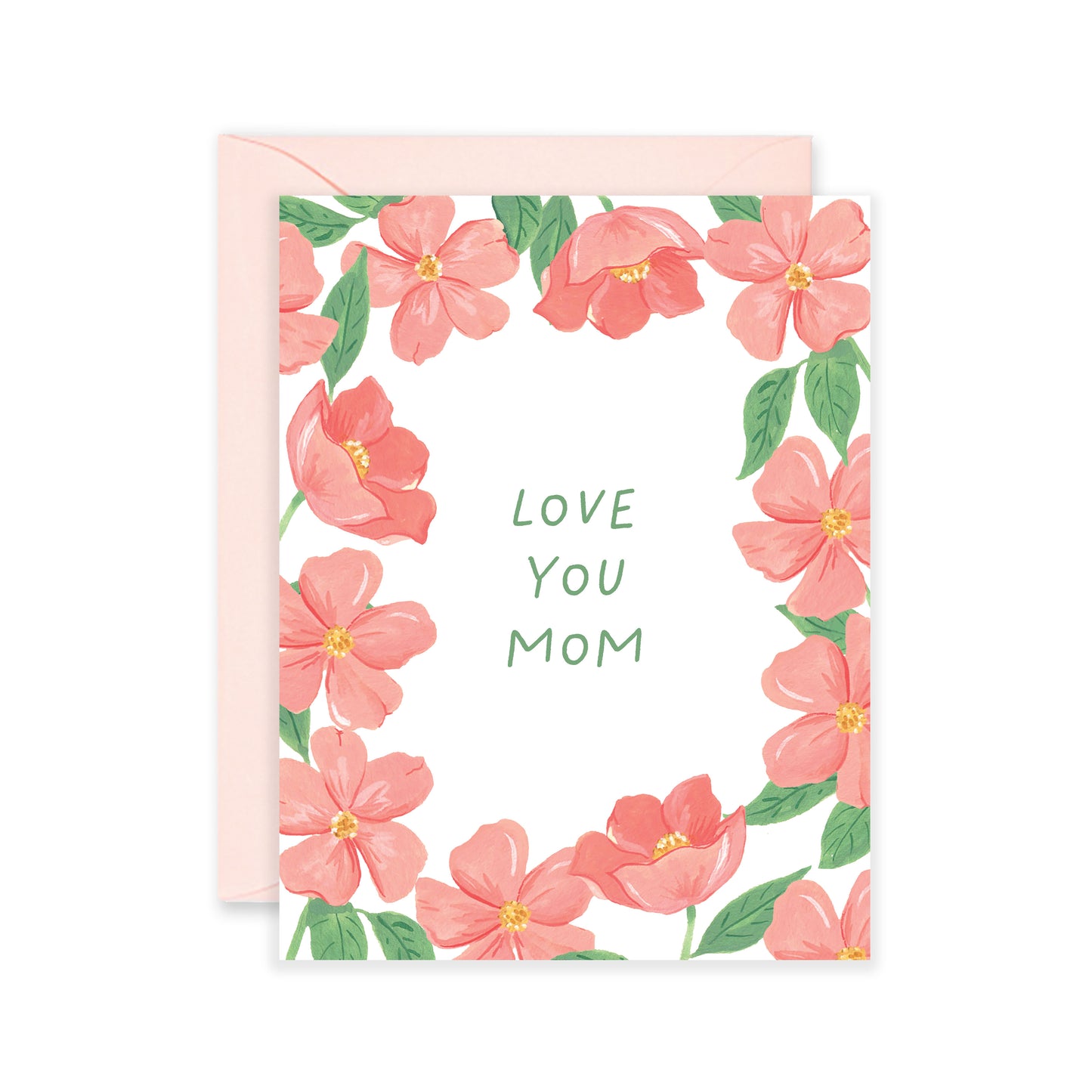 Love You Mom Greeting Card