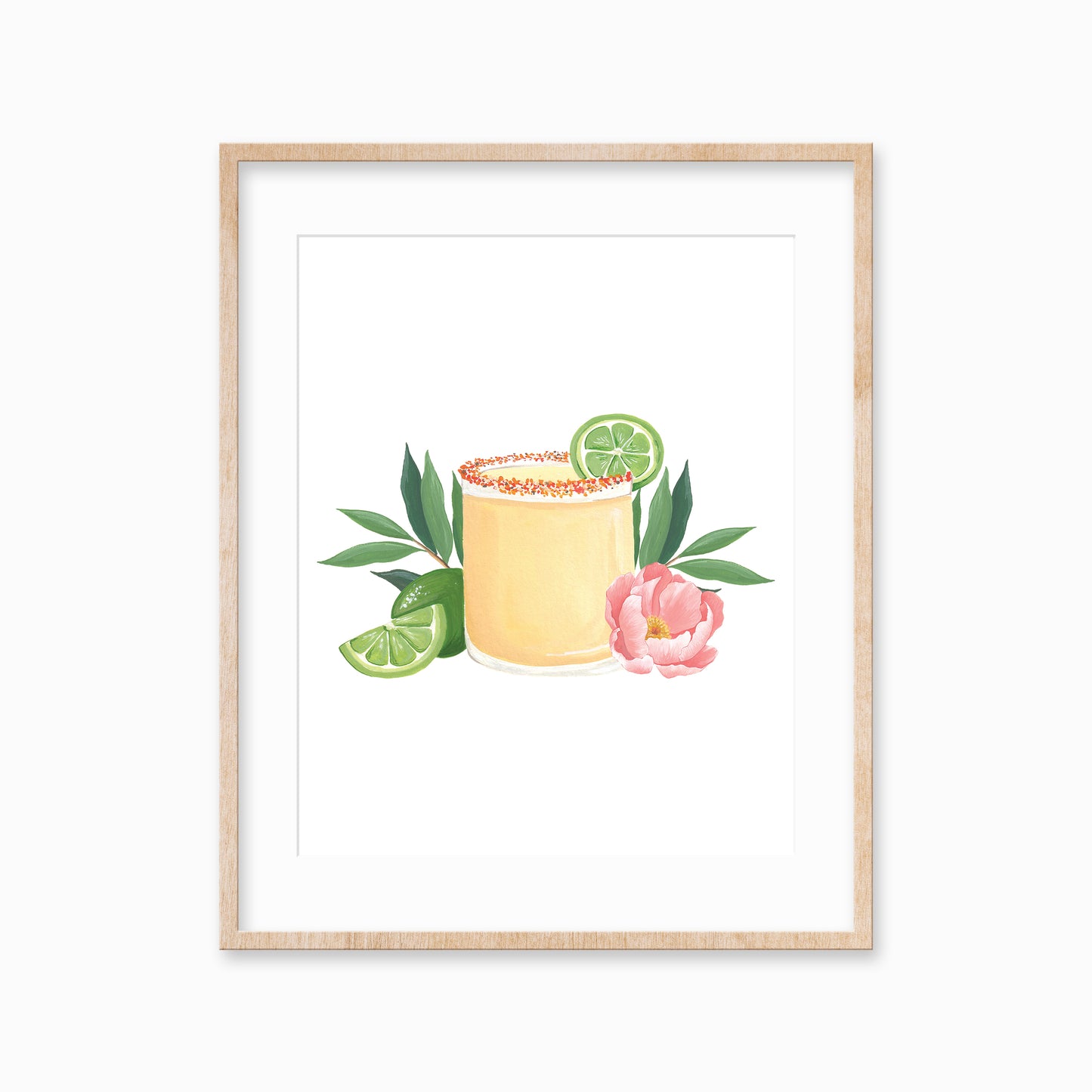 Margarita Floral Art Print