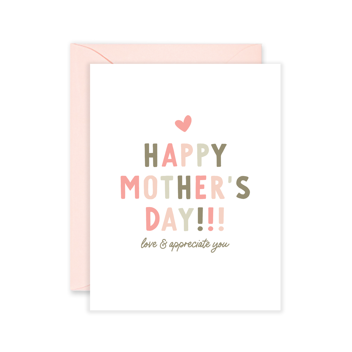 Love & Appreciate Mother's Day Card