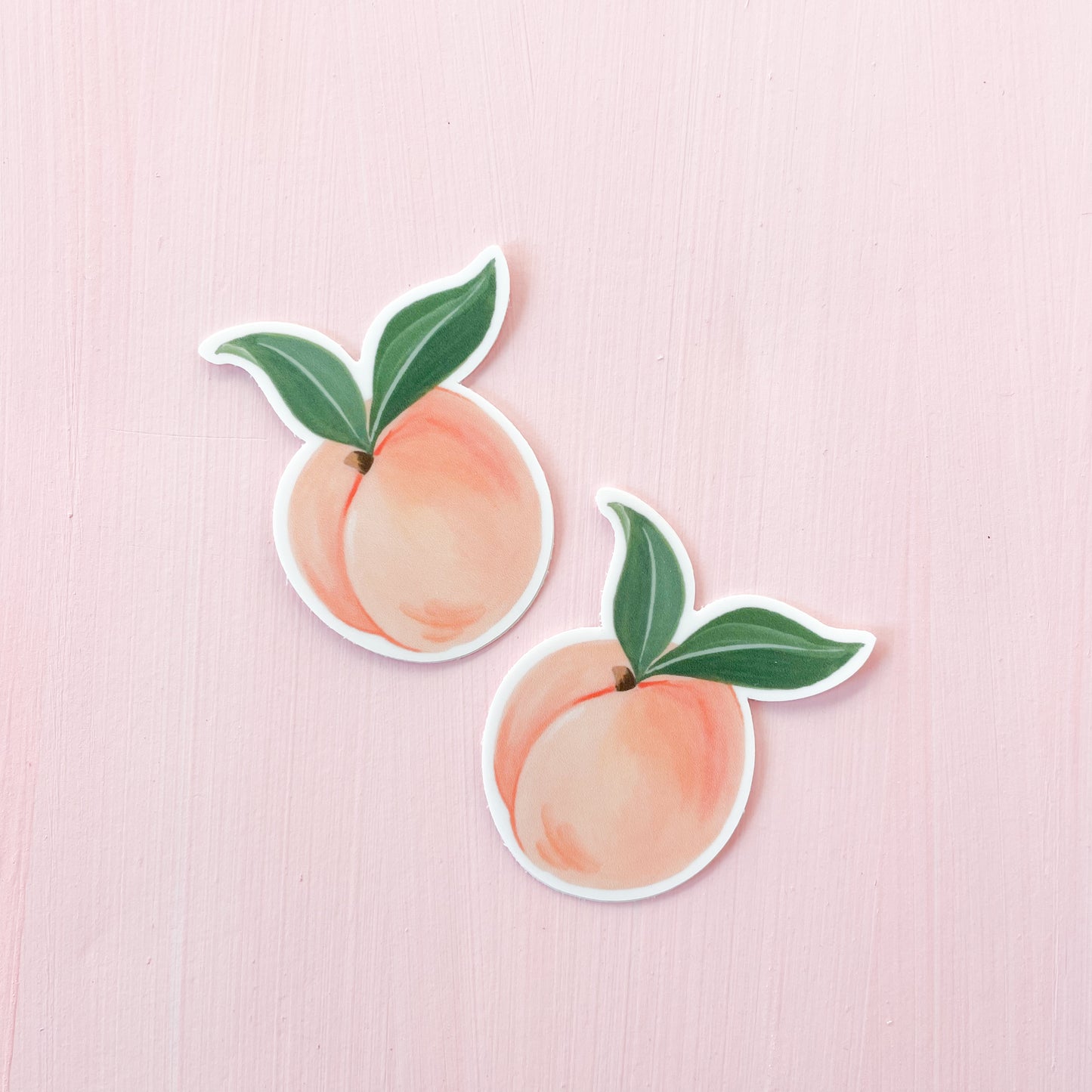 Peach Sticker