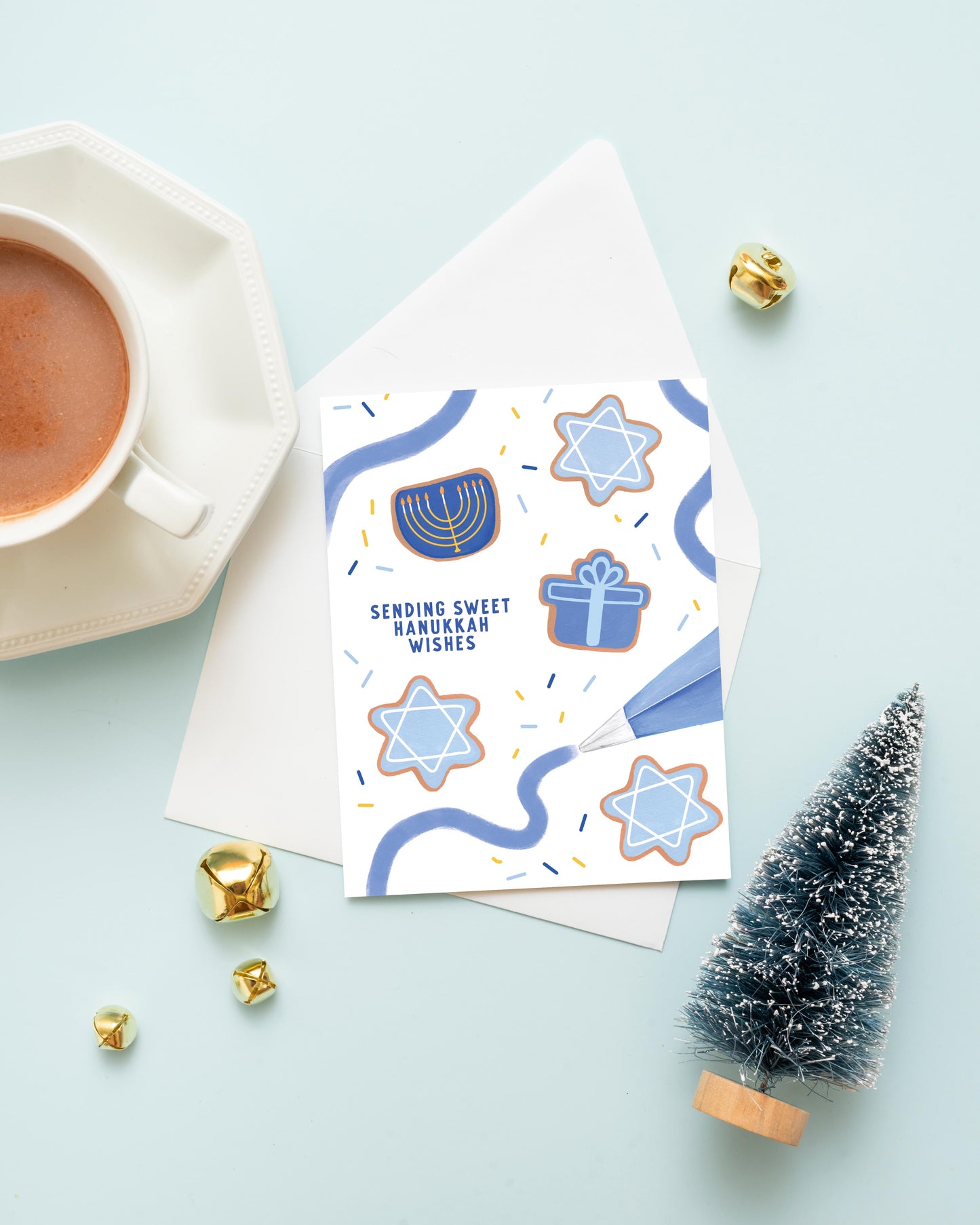 Sweet Wishes Hanukkah Greeting Card