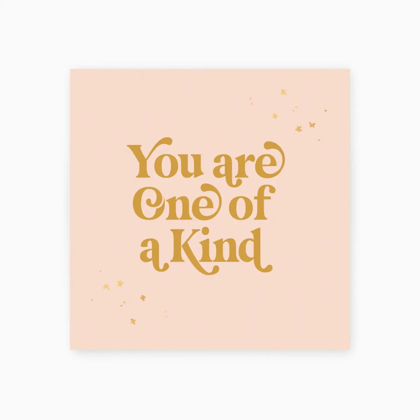 You Are One of A Kind: Small Double-Sided Match Box