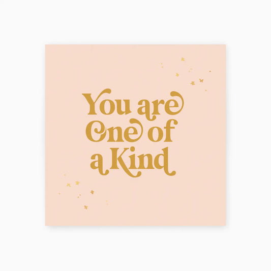 You Are One of A Kind: Small Double-Sided Match Box