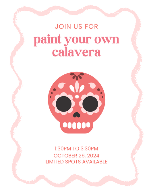 Calavera Painting Workshop October 26, 2024 Ticket