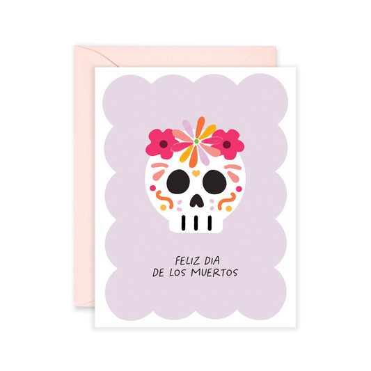 Calavera Day of The Dead Greeting Card