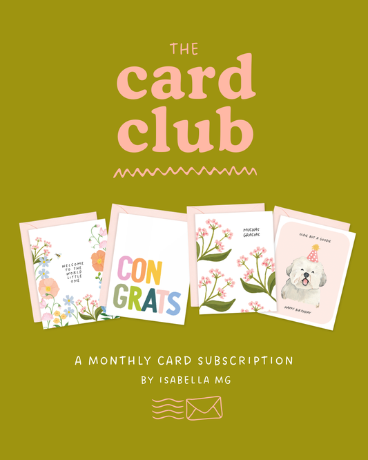 The Card Club - Monthly Greeting Card Subscription