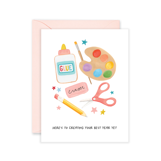Crafty Birthday Greeting Card
