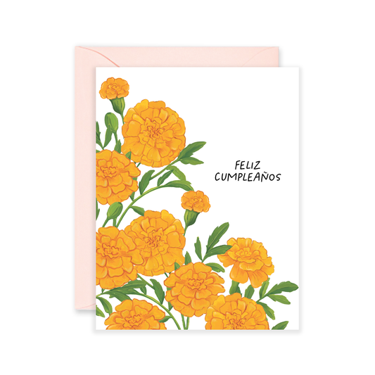Marigold Cumpleaños Greeting Card