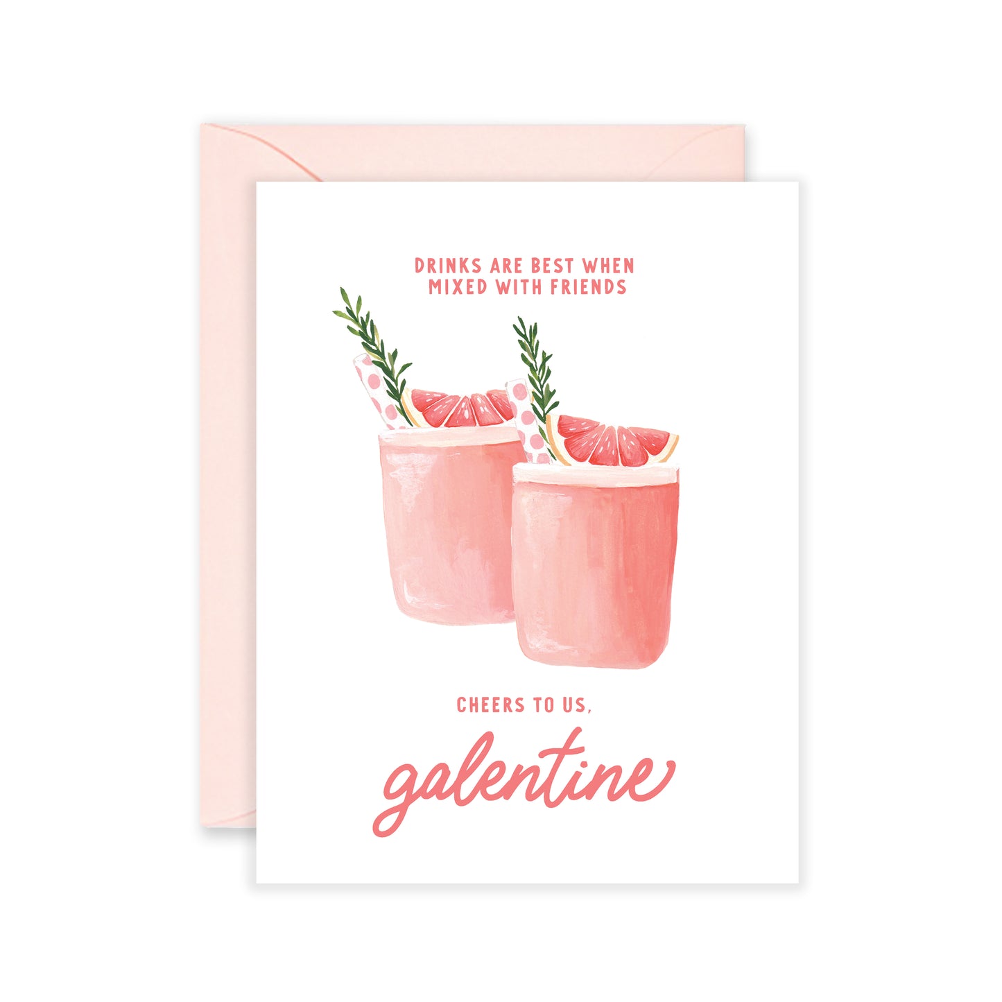 Galentine Cocktails Greeting Card