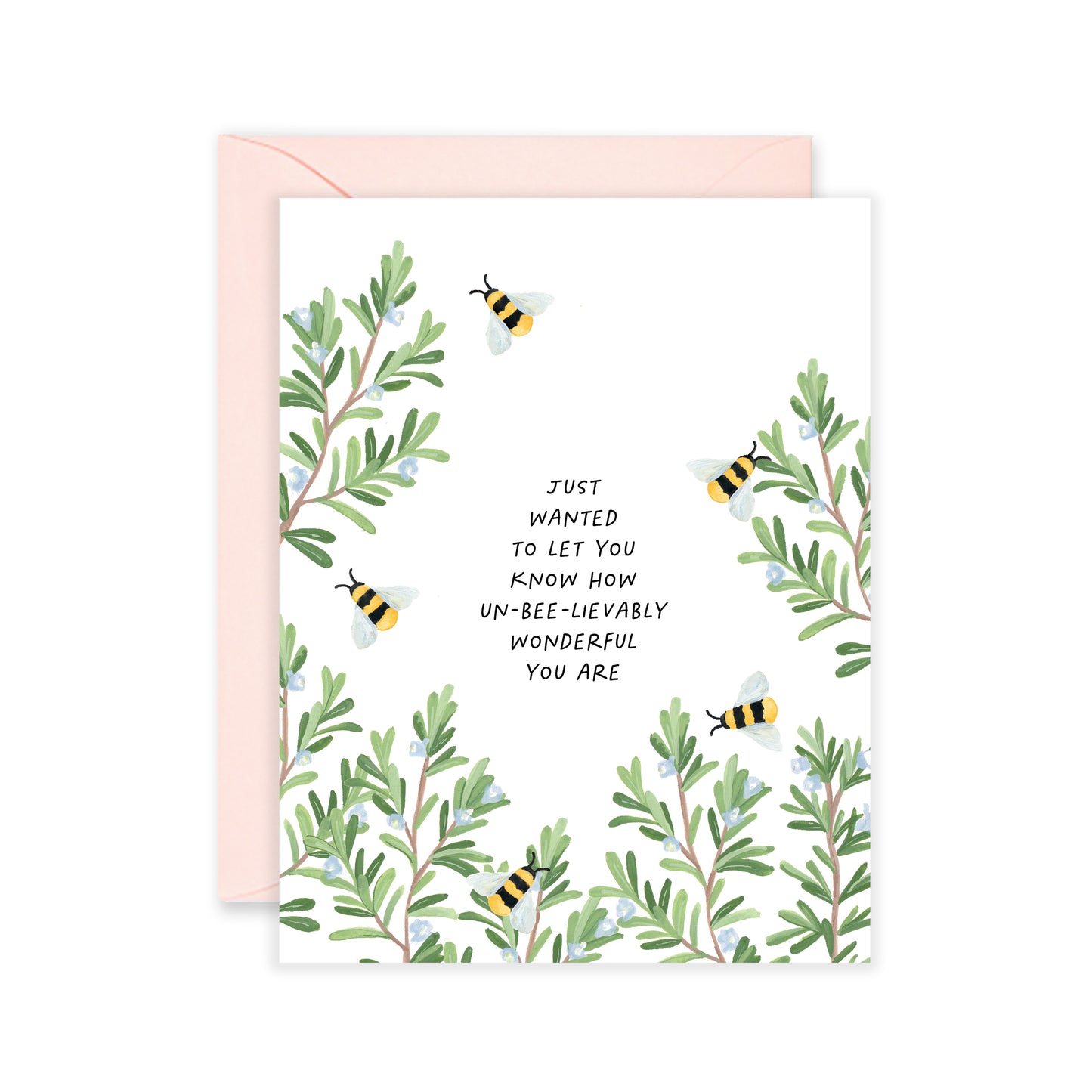 Un-BEE-lievably Wonderful Greeting Card