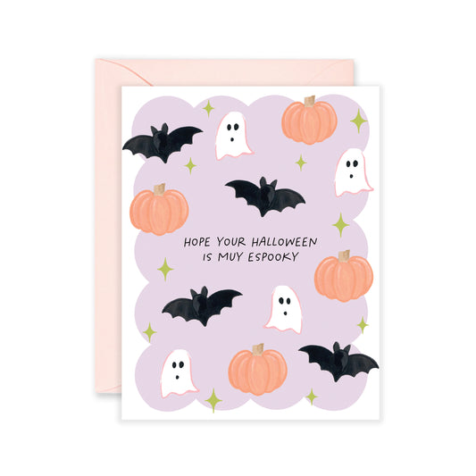 Muy Espooky Halloween Greeting Card